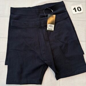 Next girls navy shorts lot of 2